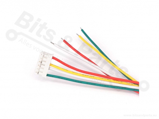 Kabel voor stappenmotor JST PH - open 80cm
